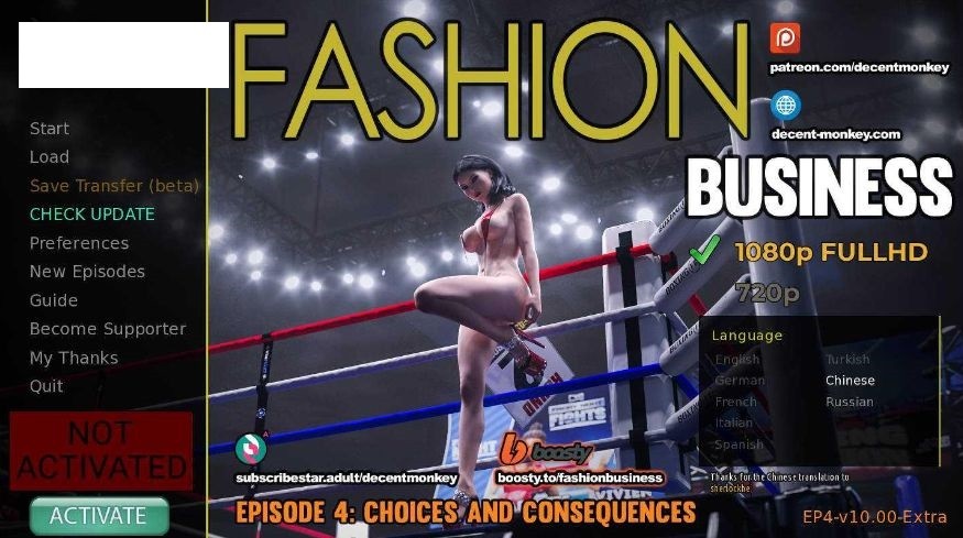 [PC-SLG游戏] [SLG/官中/动态] 时尚女王莫妮卡/Fashion Business Ep.4 v10 Extra 官方中文 [12.4G/BD][ssnw4v10]-ACG宝库