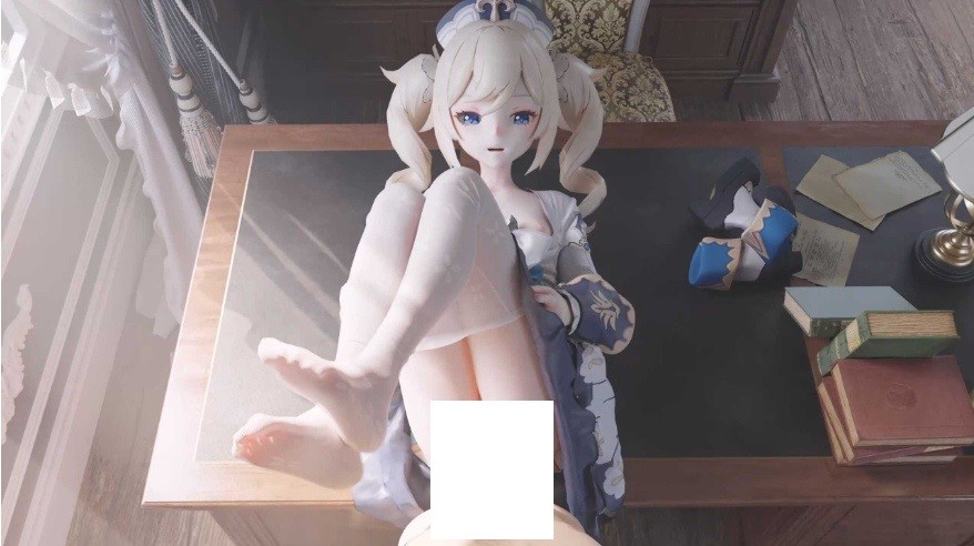 【3D/咕嘿嘿/纯啪】原神 白丝芭芭拉【1g/1080p/百度】[1942]-ACG宝库