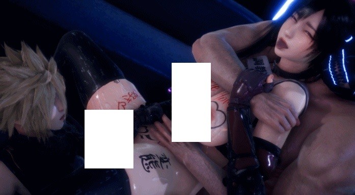 [3D/夫目前犯/NTR] Elarbaby：D38-蒂法 性感女神在巨根侵犯下完全堕落 沦为黑人的肉便器 [4.8G/BD][ELARd38]-ACG宝库