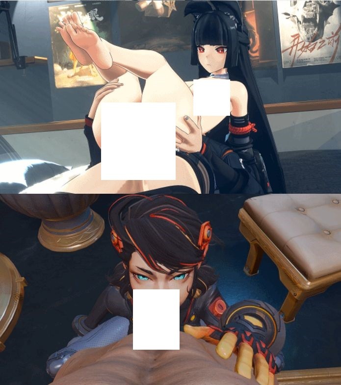图片[2]-[3D/无修/CV] Bewyx 1月新作：天使+D.Va+灵蝶+隐形女 性感御姐骑乘后入爆肏 [2.6G/BD][Bewyx 2501]-ACG宝库