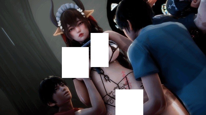 图片[4]-[3D/小马大车/CV] Elarbaby：D8 淫乱母狗姐妹花教堂慰问被轮流中出 [1G/BD][ELARd8]-ACG宝库