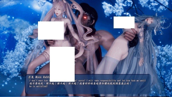 图片[2]-[3D/无修/CV] Elarbaby：D42 嫦娥&玉兔 性感女神姐妹花强制榨取精华 [4.4G/BD][ELARd42]-ACG宝库