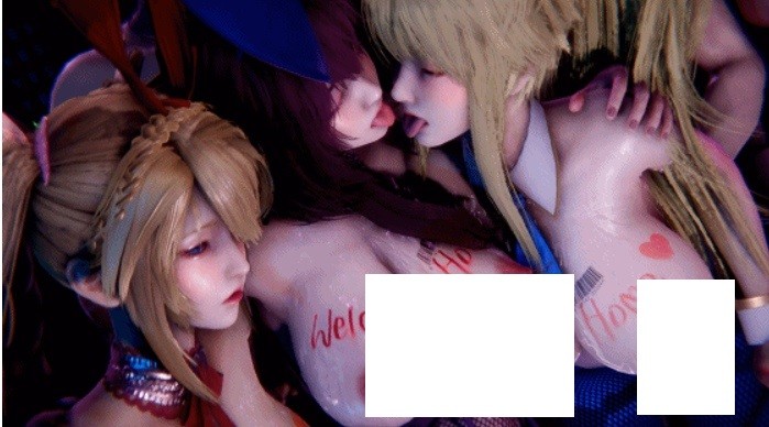图片[2]-[3D/无修/CV] Elarbaby：D-16 布拉达曼特&斯卡哈&阿尔托莉雅 性感御姐的淫荡乱交派对 [1.7G/BD][ELARd16]-ACG宝库