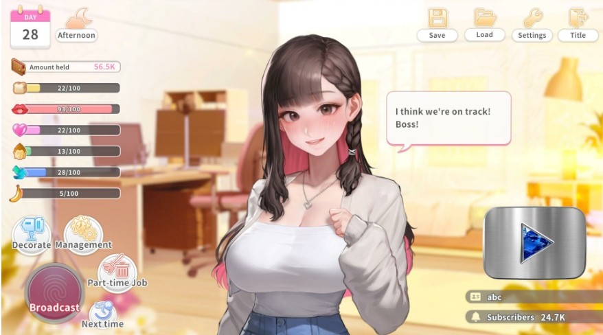 图片[4]-[PC-SLG游戏] [SLG/PC/官中] 直播开始！VTuber 训练 Streaming ON! VTuber Training 官中步兵版 [450M/百度][STRE63]-ACG宝库