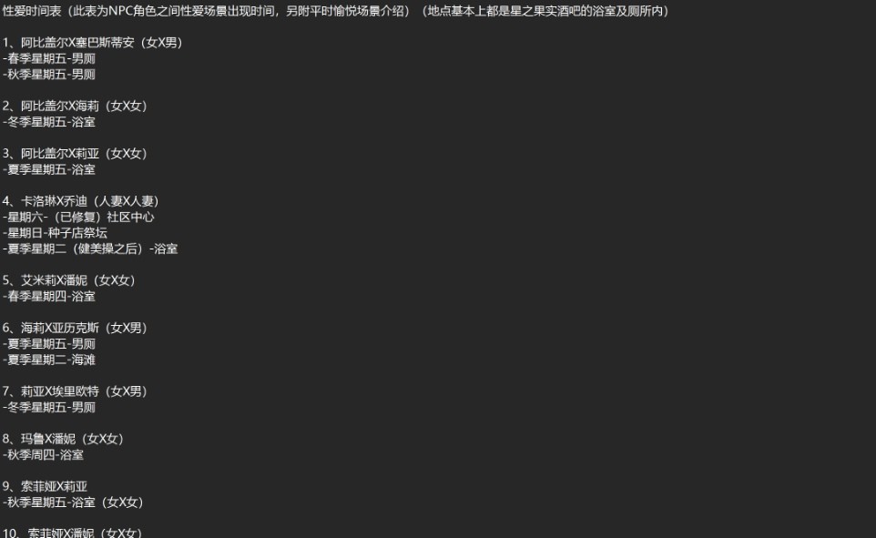 图片[4]-[PC-RPG游戏] [RPG/PC/官中] 星露谷物语 瑟瑟谷物语 Ver2.0 色色MOD整合邪恶魔改版 官方中文版 [3G/百度][SSWY63]-ACG宝库