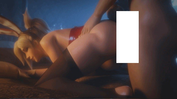 [3D/无修/CV] VGerotica 3月新作：天使+布丽吉塔+黑百合 性感黑丝兔女郎后入爆肏中出 [1.9G/BD][VGerotica 2501-03]-ACG宝库