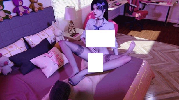 图片[2]-[3D/动态/VAM] 小梦：曹颖卧室十分钟 性感黑丝御姐女上位骑乘榨精 [1.5G/BD][XMcyws]-ACG宝库