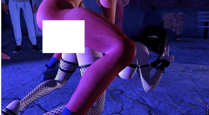 图片[4]-[3D/动态/VAM] fengying：‎小恶魔调教 黑丝渔网少女狗爬式后入爆肏 [928M/BD][FYxemtj]-ACG宝库
