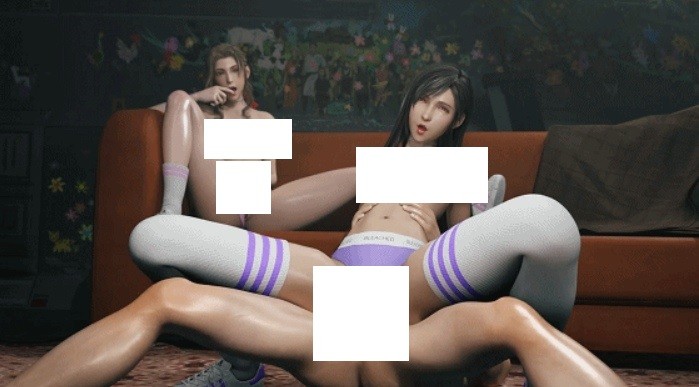 图片[6]-[3D/无修/CV] Red404 5月新作：阿狸+萨勒芬妮+卡莎+阿卡丽+蒂法 KDA女团的堕落 舞台现场多人淫乱性交 [767M/BD][Red404 2505]-ACG宝库