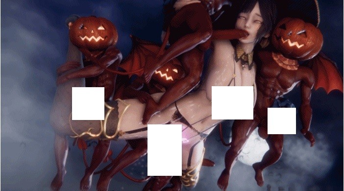 图片[4]-[3D/无修/CV] Elarbaby：D44 Halloween 性感黑丝魔女被催眠轮奸中出 [3.9G/BD][ELARd44]-ACG宝库