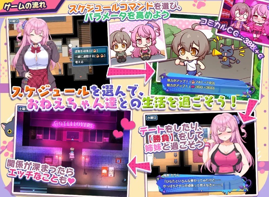 [PC-RPG游戏] [RPG/PC/AI汉化] 小恶魔手机 ～ 与美艳姐妹的甜蜜后宫生活 小悪魔スマホ ～ 美人エロ姉妹とボクのイチャイチャハーレム V1.00.01 [1G/BD][EMSJ63]-ACG宝库