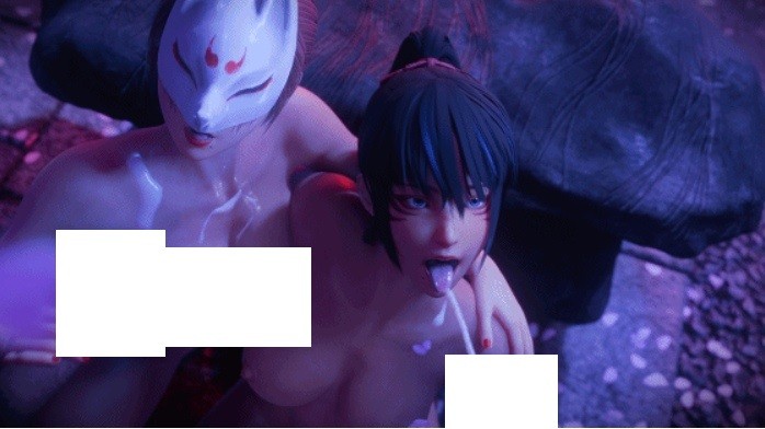 图片[4]-[3D/无修/CV] lewdgazer 5月新作：玛莉萝丝 性感女神女仆装口交侍奉颜射吞精 [654M/BD][lewdgazer 2505]-ACG宝库