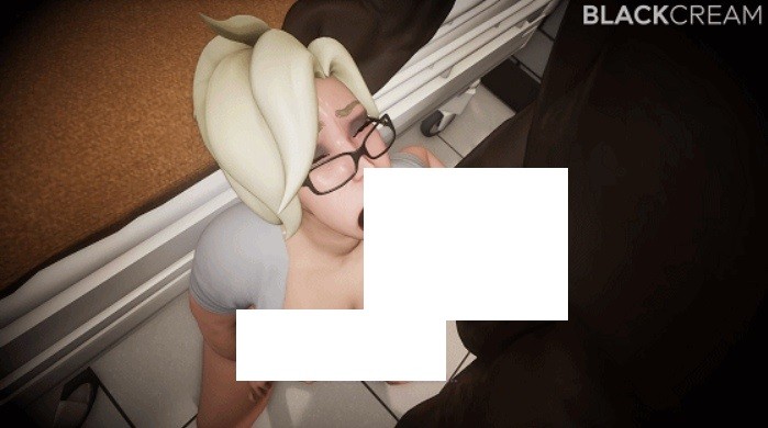 [3D/隐奸/NTR] BlackCream 6月新作：Mercy X BBC 丰满巨乳人妻在老公病床前被黑色巨根侵犯中出 [3.9G/BD][BCmercy]-ACG宝库