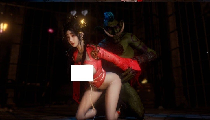 图片[2]-[VAM动画][游客01] 红袖和牛战士 [877M/BD][YKHX]-ACG宝库