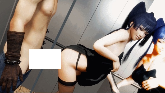 图片[2]-[3D/NTR/CV] szyca：女天狗-電梯裡的誘惑 和极品黑丝美人在狭小的电梯空间内进行贴身性交 [1.3G/BD][SZntgdt]-ACG宝库