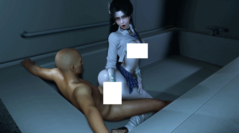 图片[5]-[3D/动态/VAM] 115313wang(黑仔)：古薰儿(校服) 性感白丝御姐凌辱爆肏中出 [2.4G/BD][115gxexf]-ACG宝库