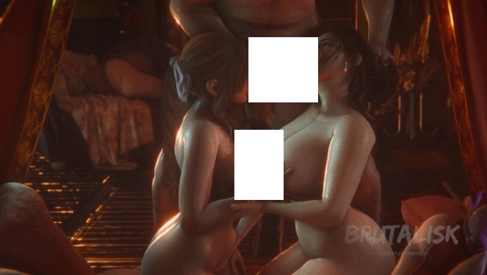 图片[3]-[3D/无修/NTR] Brutalisk Entertainment 6月新作：蒂法+爱丽丝+伊芙+渡鸦 性感女神姐妹花激情双飞 [3.6G/BD][Brutalisk 2506]-ACG宝库