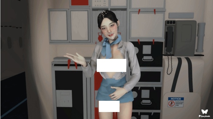 图片[4]-[3D/动态/VAM] CherryPie404 7月新作：low-cost airline 极品空姐贴身侍奉榨精 [2.5G/BD][CP 2507]-ACG宝库