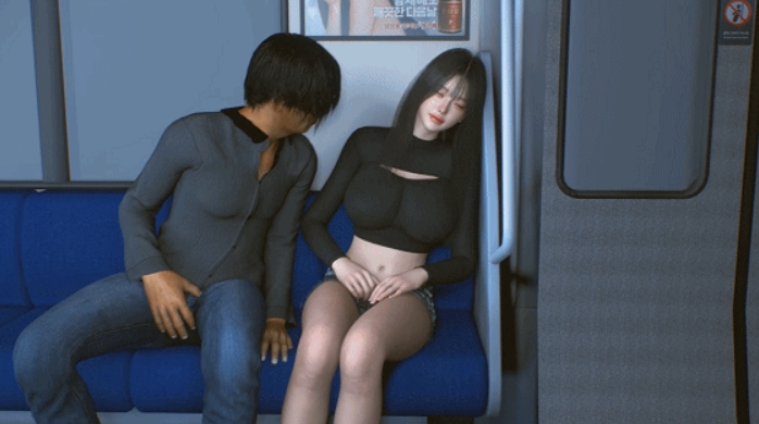 [3D/NTR/VAM] GAJIJAJI：SUBWAY FXXK 性感女友熟睡中被地铁痴汉凌辱侵犯中出 [3.6G/BD][GAsubway]-ACG宝库