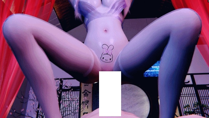 图片[2]-[3D/动态/VAM] 小梦：Mengmeng 性感御姐M腿骑乘榨精 [1.2G/BD][XMmm19]-ACG宝库