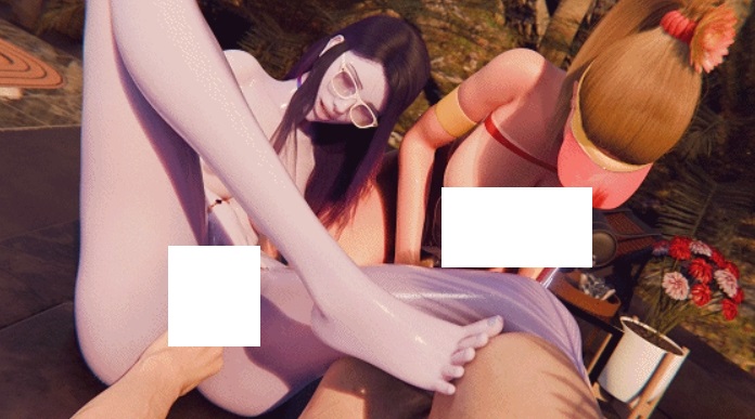 图片[2]-[3D/无修/CV] TR Sensual Studio 7月新作：Lifeguard 黑百合&D.Va 性感姐妹花激情双飞 [2.5G/BD][TR Sensual 2507]-ACG宝库