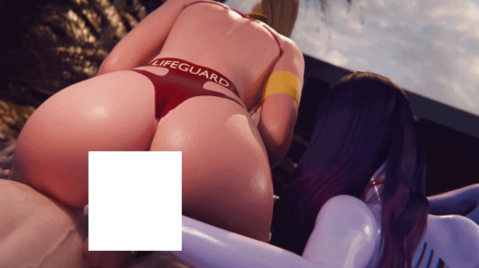图片[4]-[3D/无修/CV] TR Sensual Studio 7月新作：Lifeguard 黑百合&D.Va 性感姐妹花激情双飞 [2.5G/BD][TR Sensual 2507]-ACG宝库