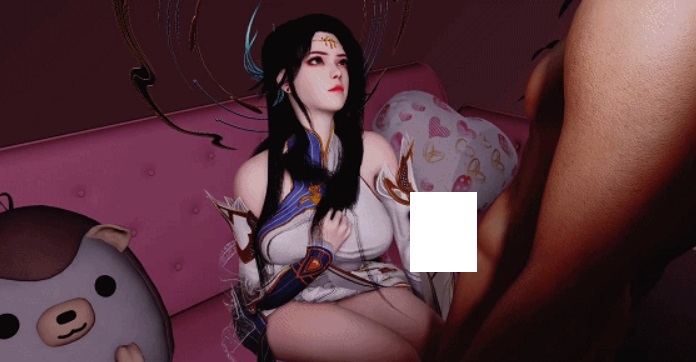 图片[2]-[3D/动态/VAM] 游客01：玄衣 性感美熟女传教士体位激情爆肏 [825M/BD][YKxy]-ACG宝库