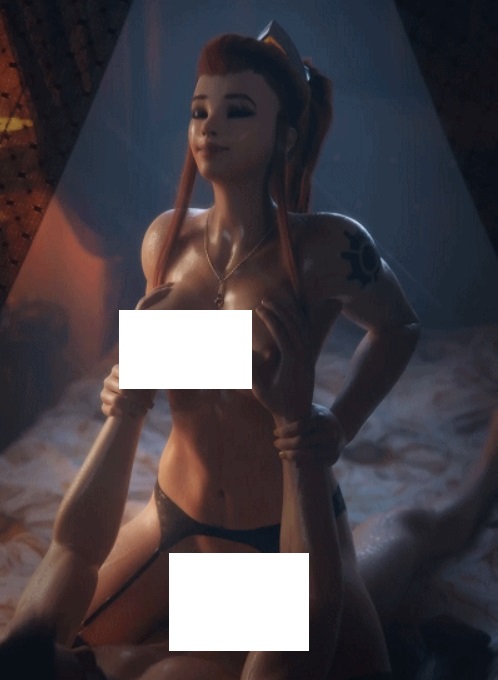 [3D/无修/CV] VGerotica 4-8月新作：布丽吉塔+D.Va+雾子+黑百合+美莲娜 丰满性感御姐骑乘后入爆肏中出 [5.5G/BD][VGerotica 2504-08]-ACG宝库
