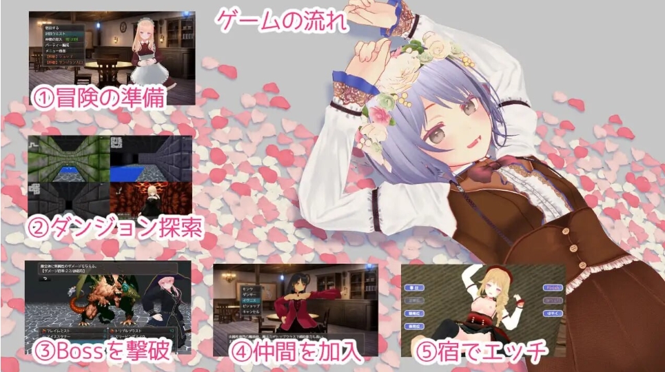 图片[1]-[PC-RPG游戏] [迷宫探索RPG/官中] 迷宫之花 迷宮ノ花 官方中文版 [百度/2.4G][CAKE295]-ACG宝库