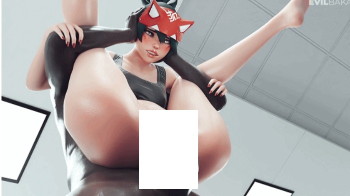 图片[3]-[3D/无修/CV] Evilbaka 7-8月新作：雾子+朱诺 性感少女白嫩蜂腰蜜桃臀黑色巨根后入爆肏 [482M/BD][Evilbaka 2507-08]-ACG宝库