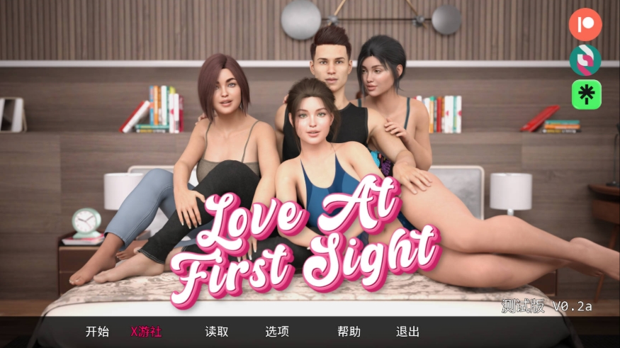[PC-SLG游戏] [SLG/汉化/动态] 一见钟情/Love at First Sight Ch.2a P1 AI汉化 [1.8G/BD][yjzq]-ACG宝库