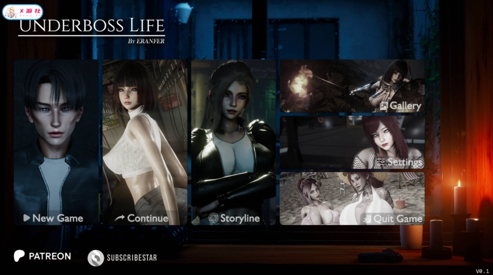 [PC-SLG游戏] [SLG/汉化/动态] 副手人生/Underboss Life Ver0.1 AI汉化 [528M/BD][fsrs]-ACG宝库