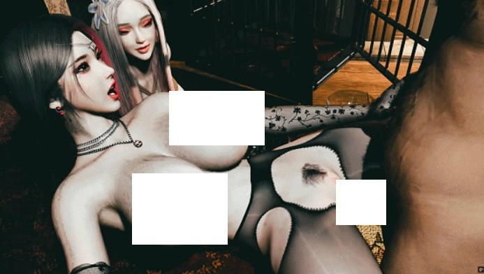 图片[2]-[3D/动态/VAM] fengying：俱乐部调教3P 极品黑丝姐妹花激情双飞 [4.5G/BD][FYjlbtjsp]-ACG宝库