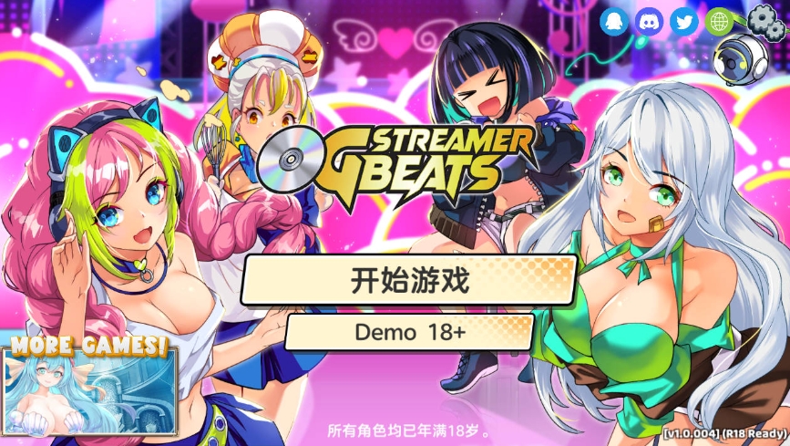 图片[1]-[PC-SLG游戏] [音游SLG/中文/新作] OG 主播计划：节奏出道！OG Streamer Beats 官中步兵版 [百度/600M][CAKE409]-ACG宝库