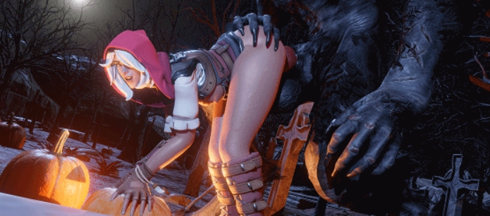 [3D/无修/动态] BlueBerg 11月新作：2B+阿狸+艾什+莉莉+蒂法 性感女神异种巨根激情爆肏 [458M/BD][Blueberg 2510-11]-ACG宝库