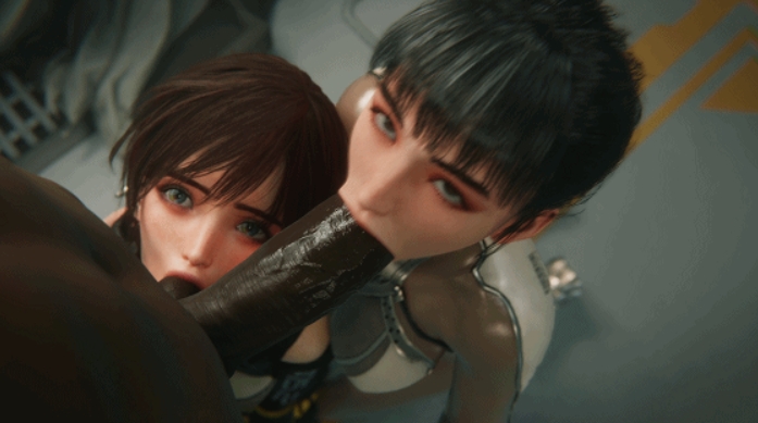 图片[2]-[3D/无修/CV] Madruga3D 12月新作：Eve and Lily Fucked 伊芙&莉莉 性感女神姐妹花激情双飞 [690M/BD][Madruga3D 2512]-ACG宝库