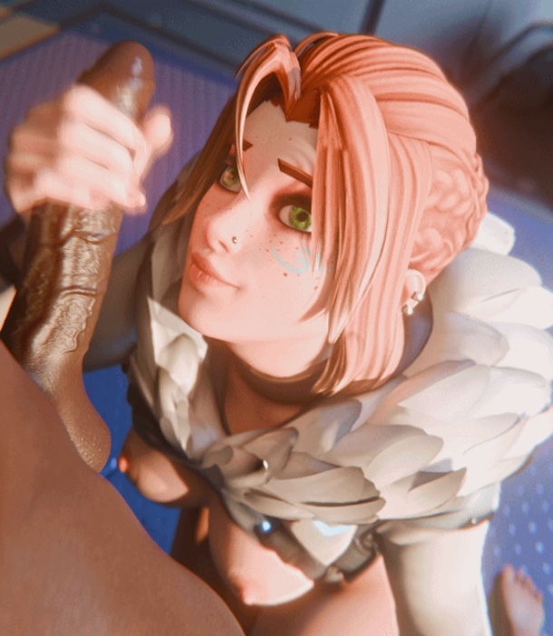 [3D/无修/CV] Peddman 1月新作：弗蕾娅 性感御姐黑色巨根骑乘爆肏 [1.3G/BD][Peddman 2601]-ACG宝库