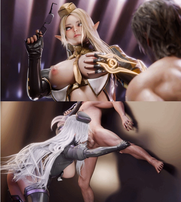 [3D/无修/CV] Magikal3D 1月新作：CyberElf 巨乳精灵御姐强制口爆榨精 [1.5G/BD][Magikal3D 2601]-ACG宝库